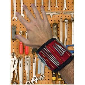 Magnetic Wristband Holds screws, nails, scissors. Ideal for woodworking DIY home